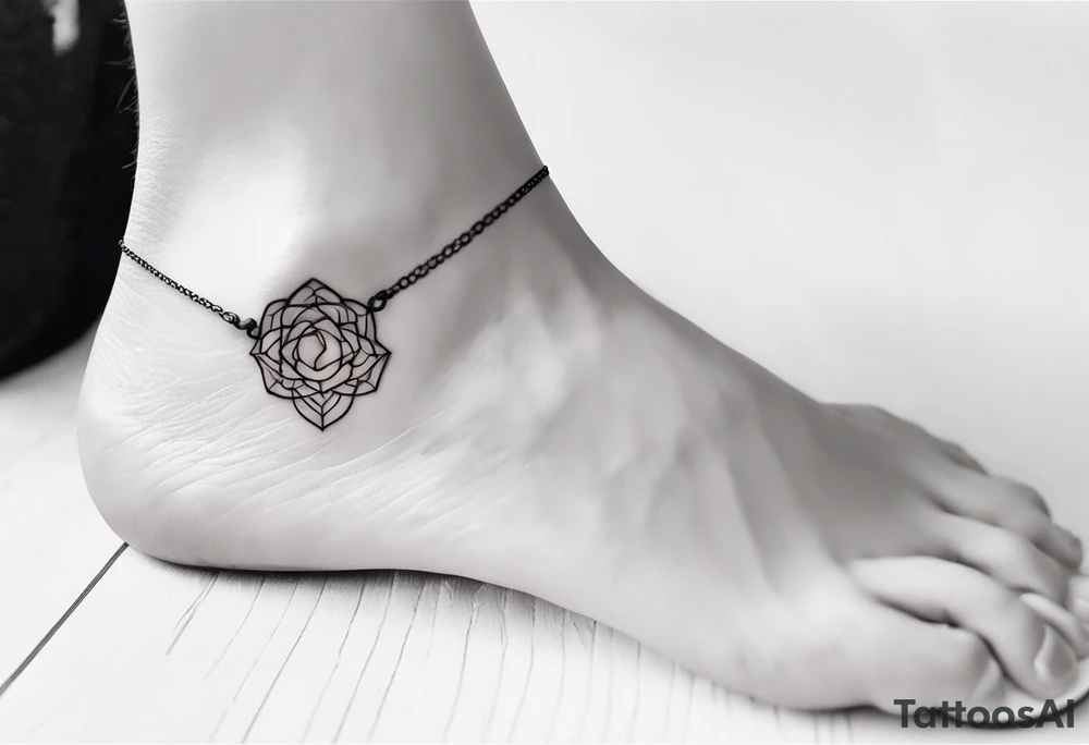 anklet tattoo idea