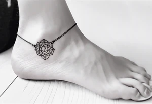 anklet tattoo idea