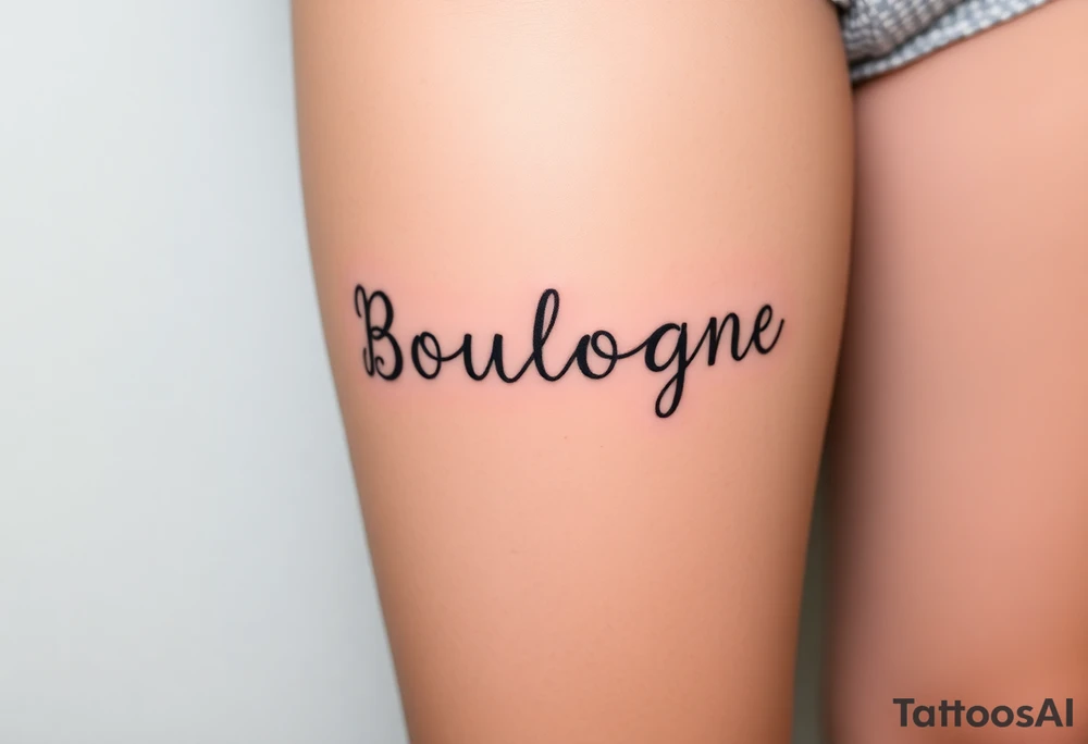 Boulogne tattoo idea