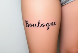 Boulogne tattoo idea