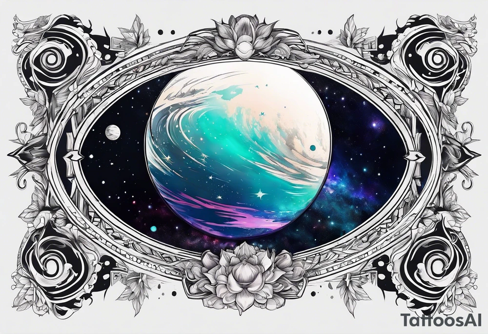 Void in space tattoo idea
