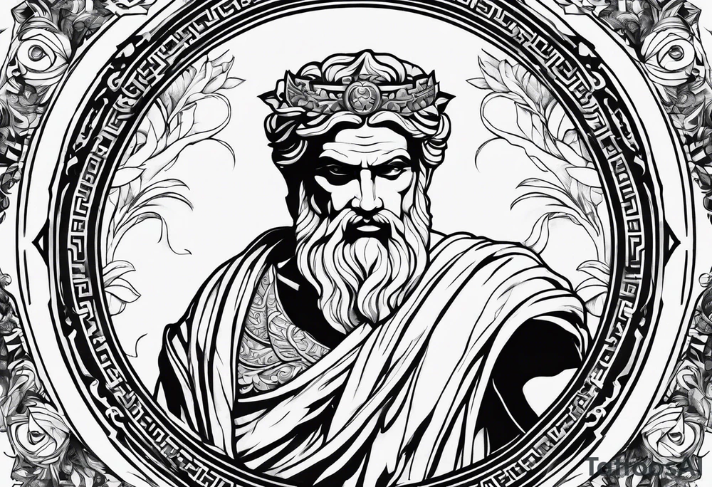 greek god tattoo idea