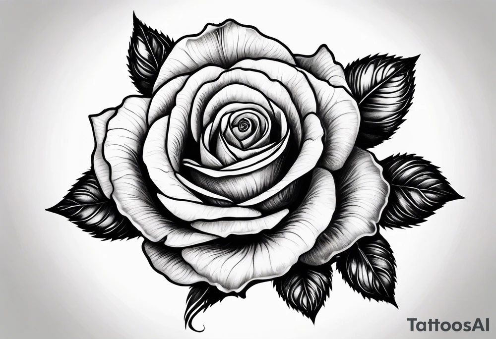 rose tattoo idea