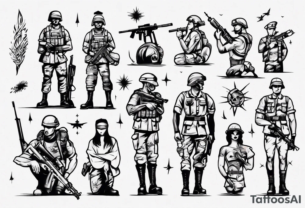 soldier tattoo idea