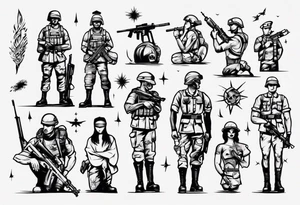 soldier tattoo idea