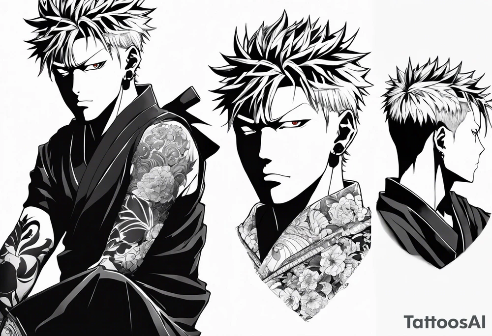 itadori jujutsu kaisen tattoo idea