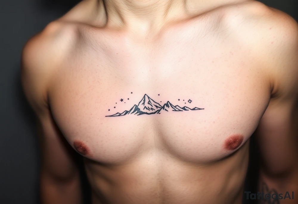 Night sky tattoo idea