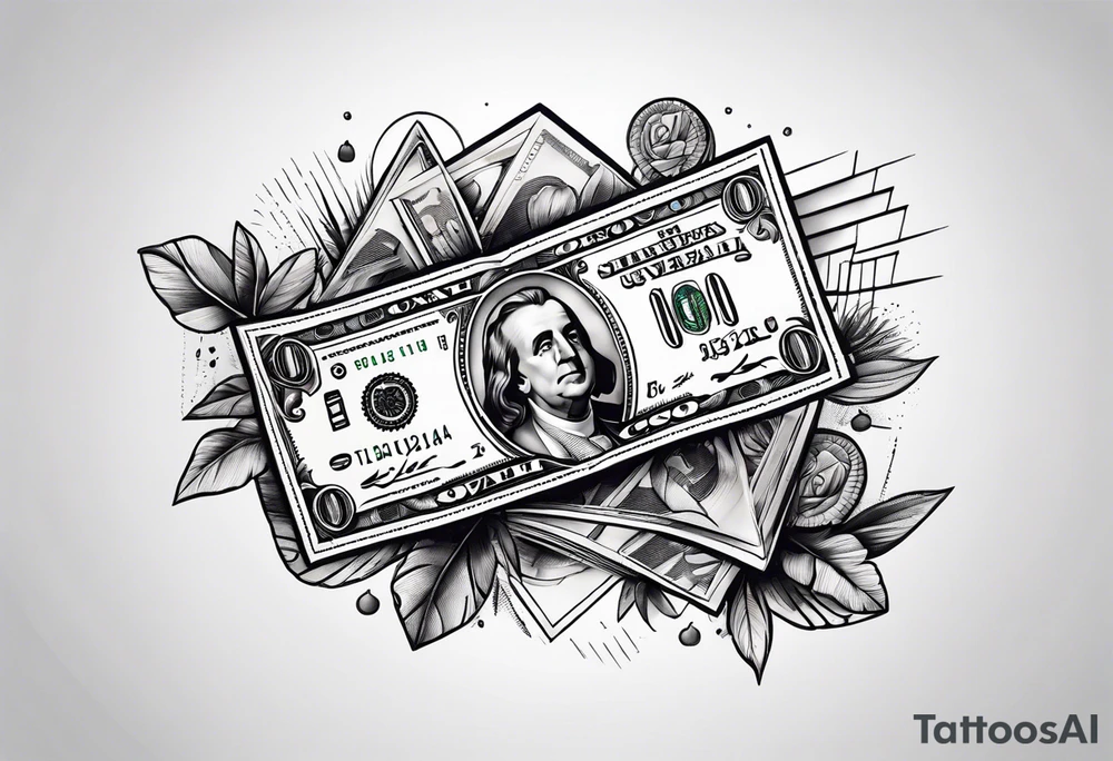 Tattoo about cash tattoo idea