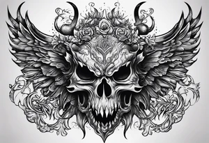 Creature from hell tattoo idea