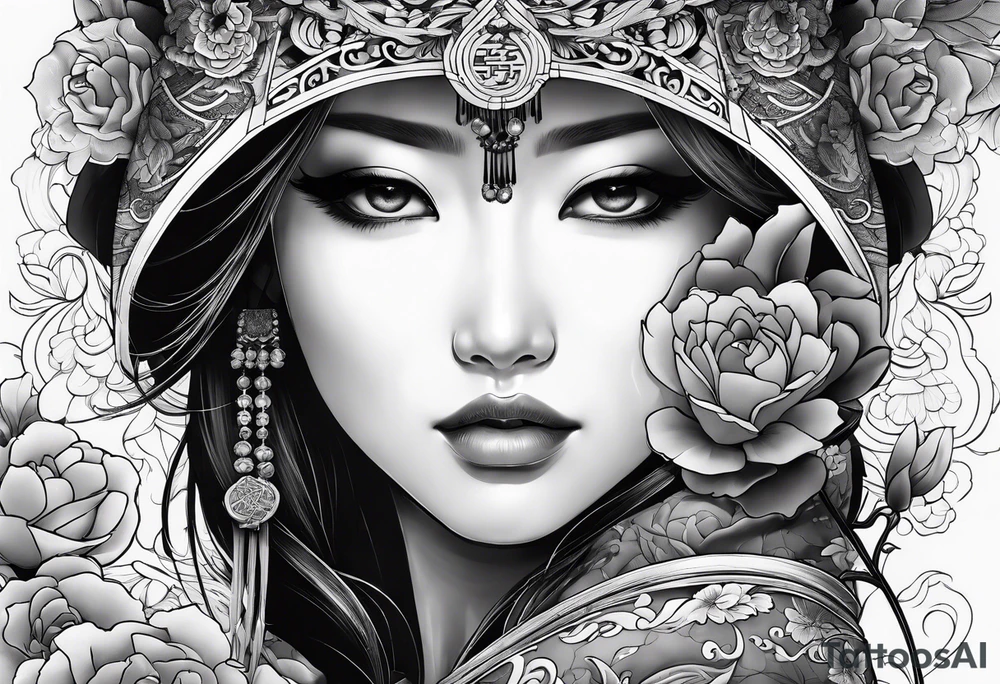 Irezumi sleeve tattoo tattoo idea
