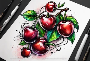Cherry tattoo idea
