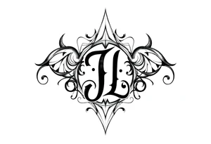 Monogram jrl tattoo idea