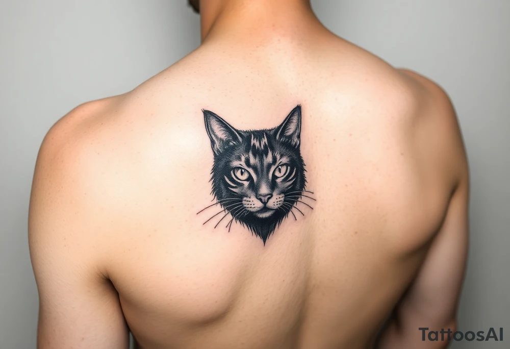 Black Cat tattoo idea
