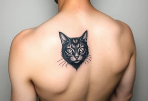 Black Cat tattoo idea