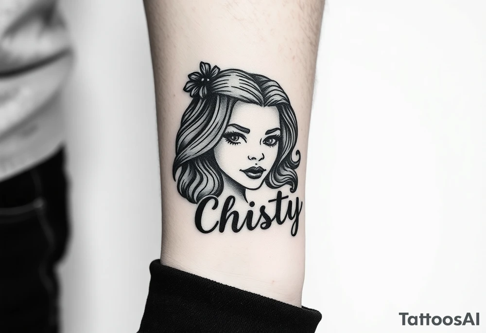 my sister is my best friend "Christy" tattoo idea