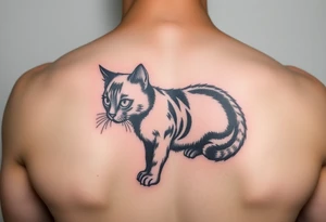 Black Cat tattoo idea