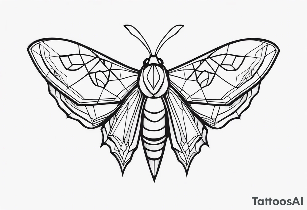 Moth tattoo idea
