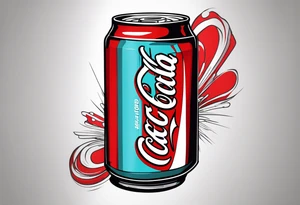 can of coke tattoo idea