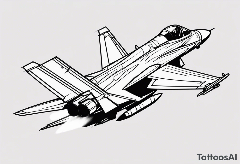 fighter jets tattoo idea