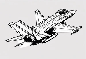 fighter jets tattoo idea