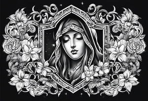christianity chest tattoo idea