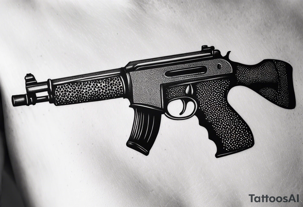 Anonymous with shotgun tattoo idea