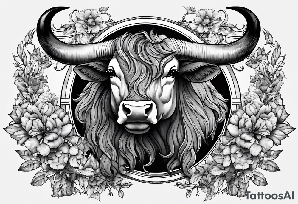 Half Taurus Half Gemini, split down the middle by an arrow tattoo idea Half Taurus Half Gemini, split down the middle by an arrow tattoo idea