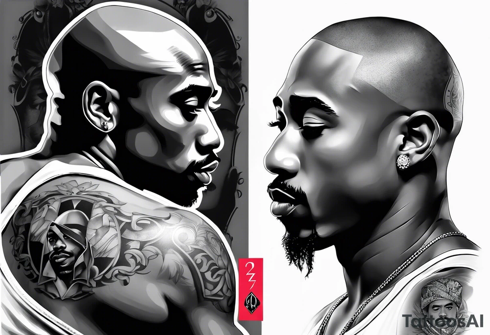 2pac tattoo idea