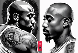 2pac tattoo idea
