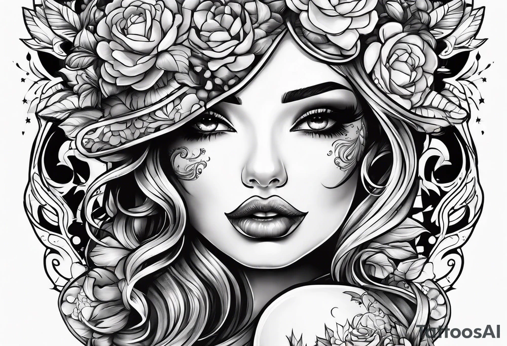 Hush Shhh finger to lips tattoo idea