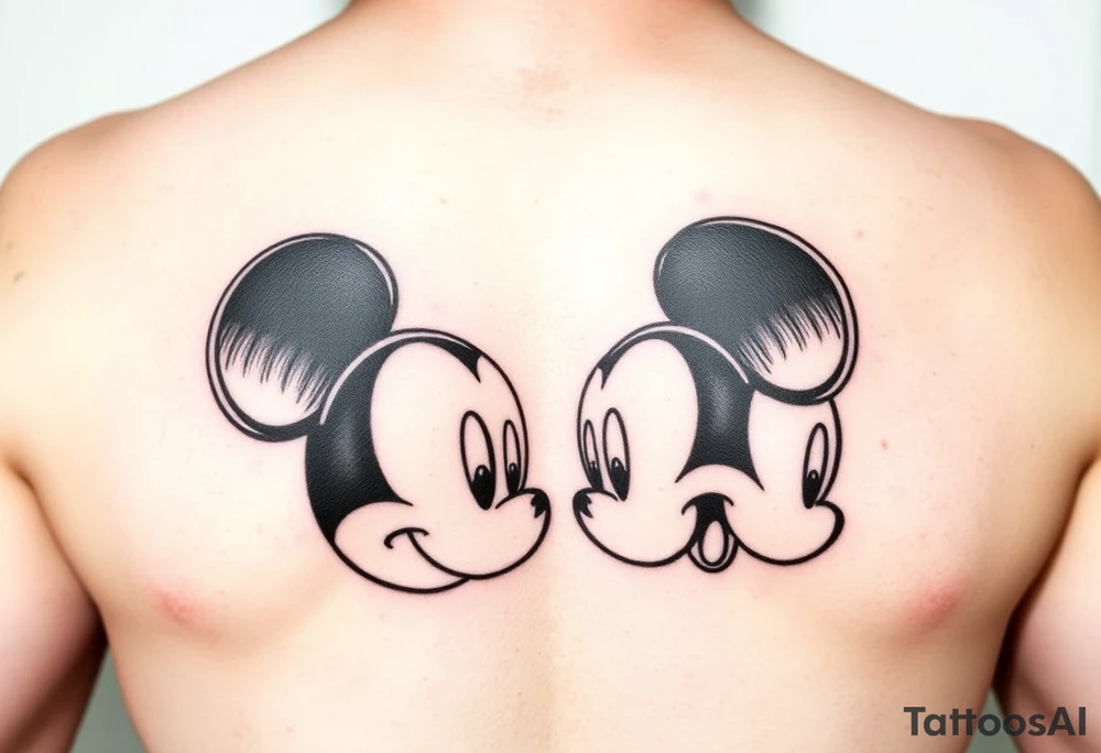 Mickeymouse heads Matthew 6lbs 7oz.    19 1/2in 07-29-2012 tattoo idea