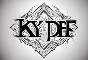 “KYDF” with a dick tattoo idea