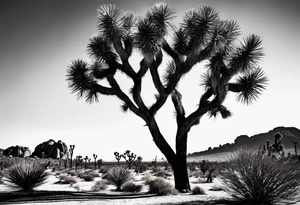 Joshua tree tattoo idea