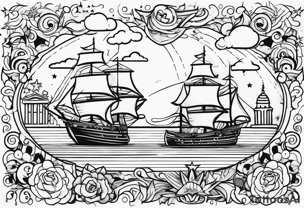 American revolution tattoo idea