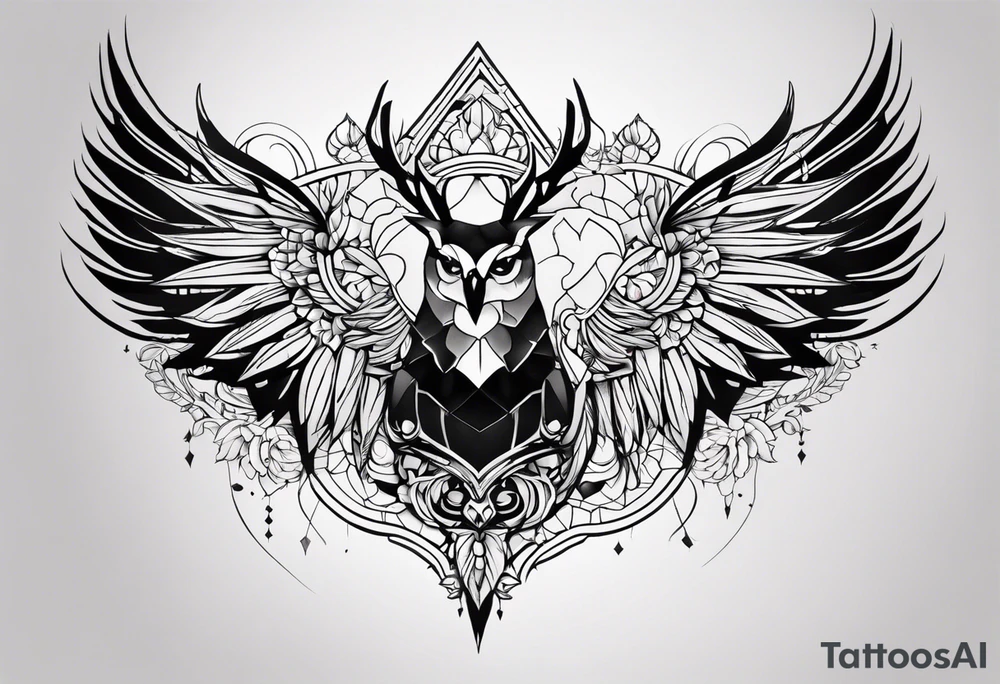 Звёздное неба фэнэзи tattoo idea