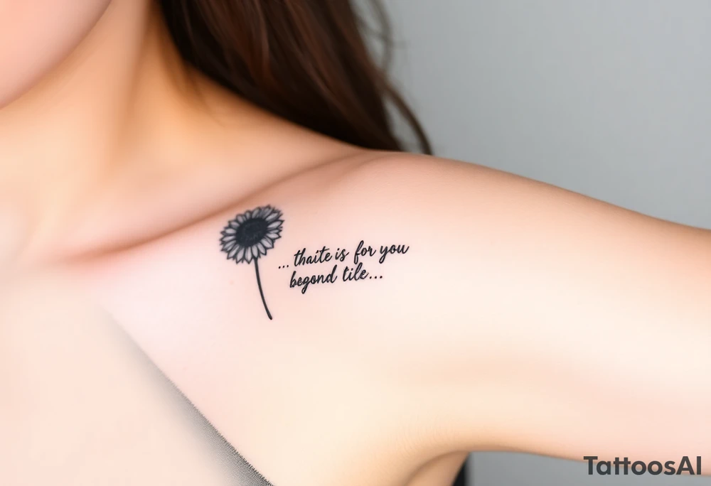 Quotes 
paintbrush
Sunflower tattoo idea