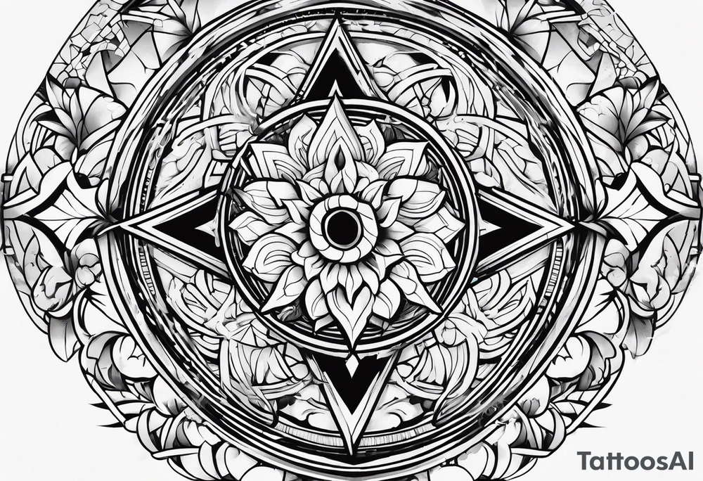 Christian sleeve tattoo idea