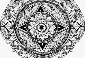 Christian sleeve tattoo idea