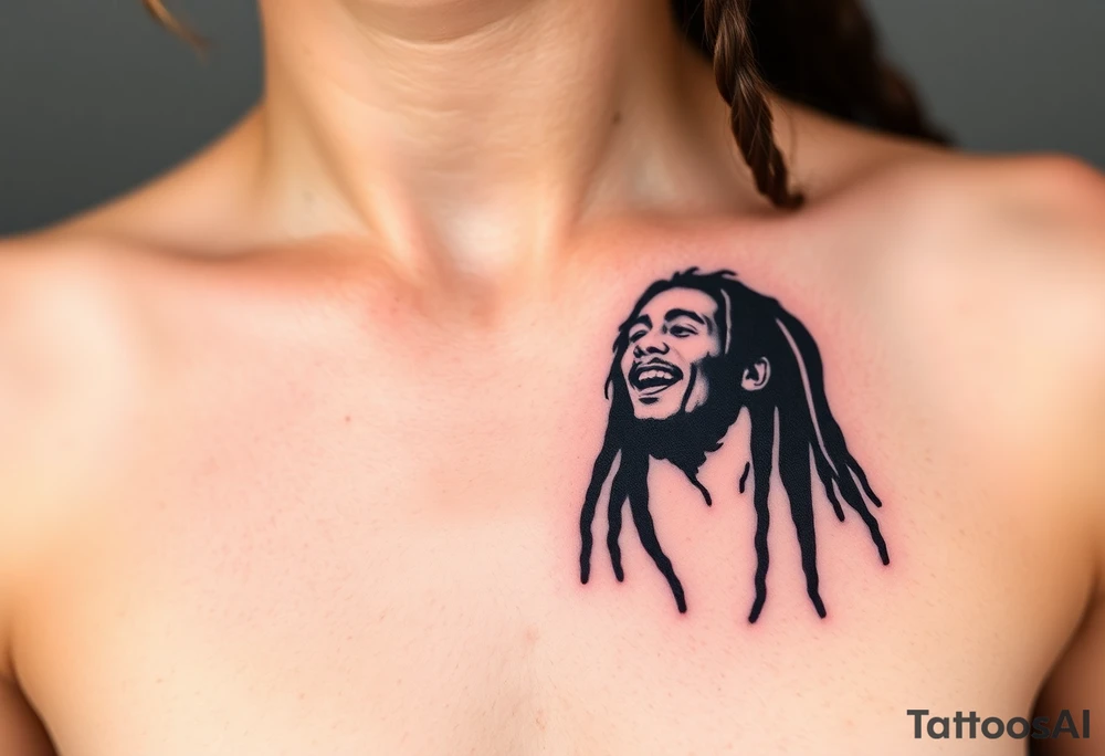 bob marley tattoo idea