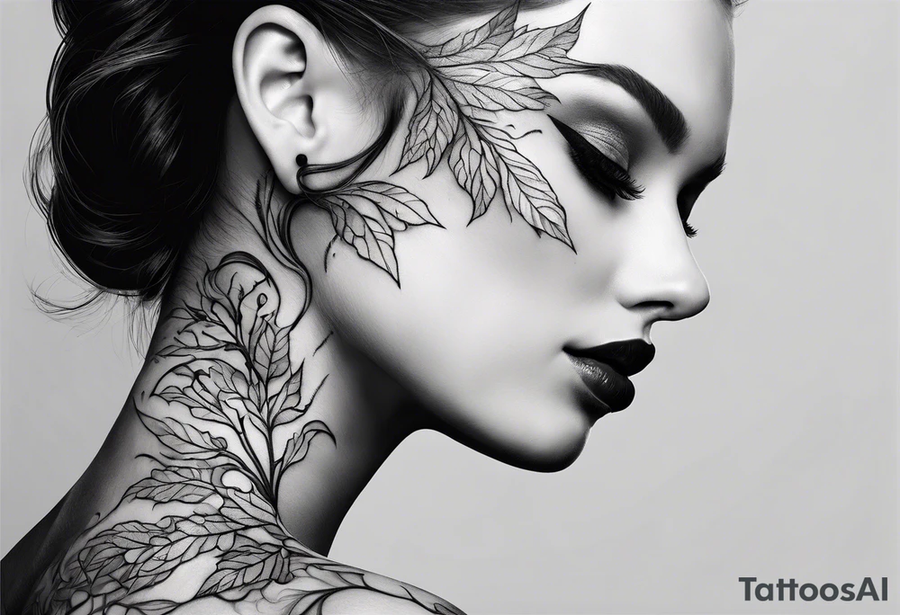 human veins tattoo idea