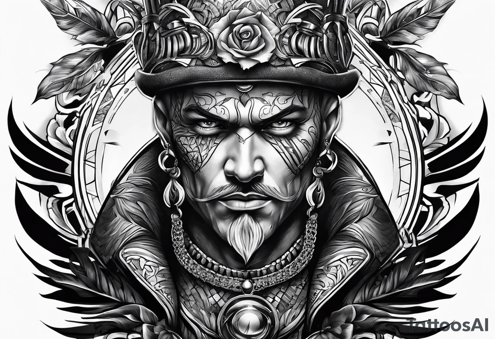 bad man tattoo idea