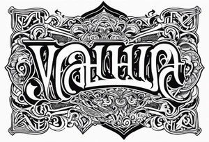 Valhalla heaven gods tattoo idea