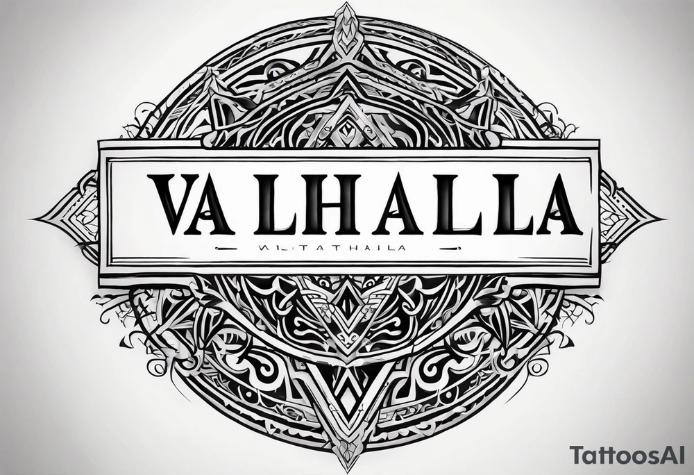 Valhalla mist tattoo idea