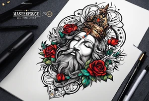✞God and time tattoo idea