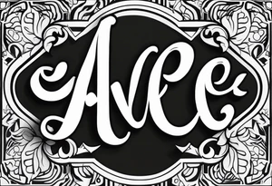 4ever tattoo idea