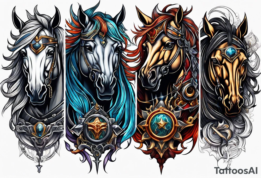 Four horsemen tattoo idea