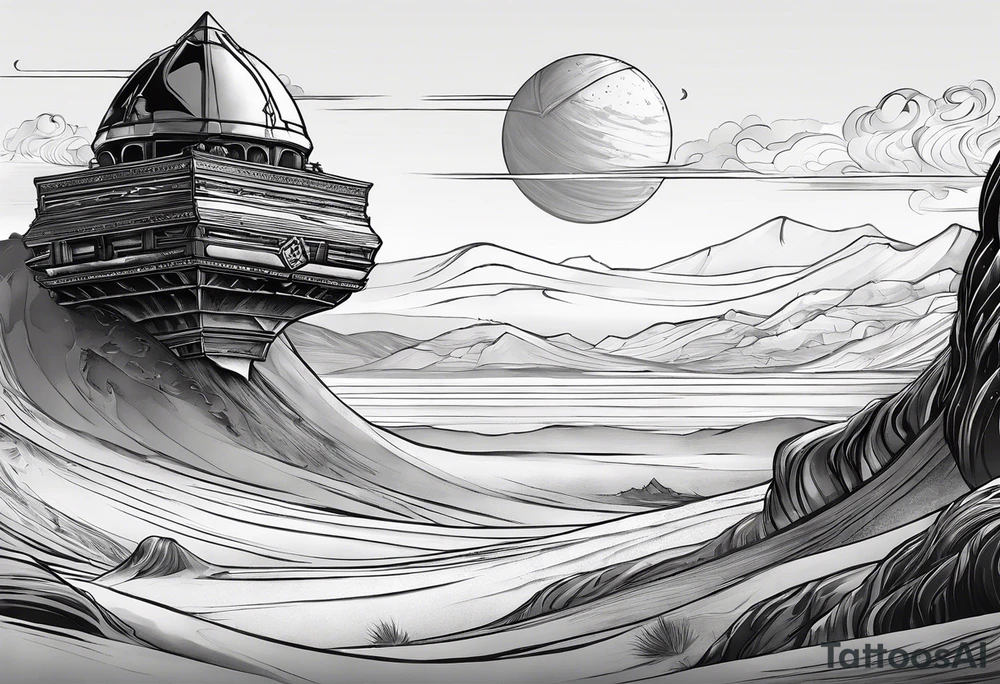 From the books dune, something representing Usul tattoo idea