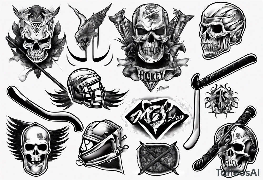 Memorai Hockey Tattoo tattoo idea