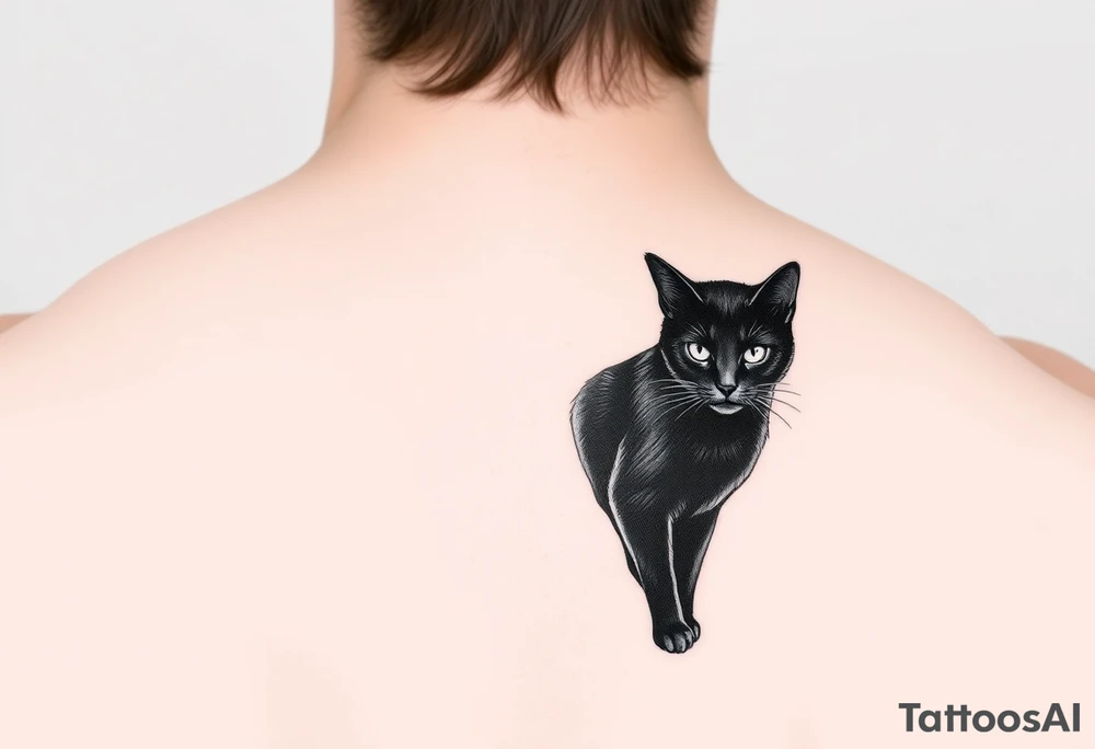 Black Cat tattoo idea