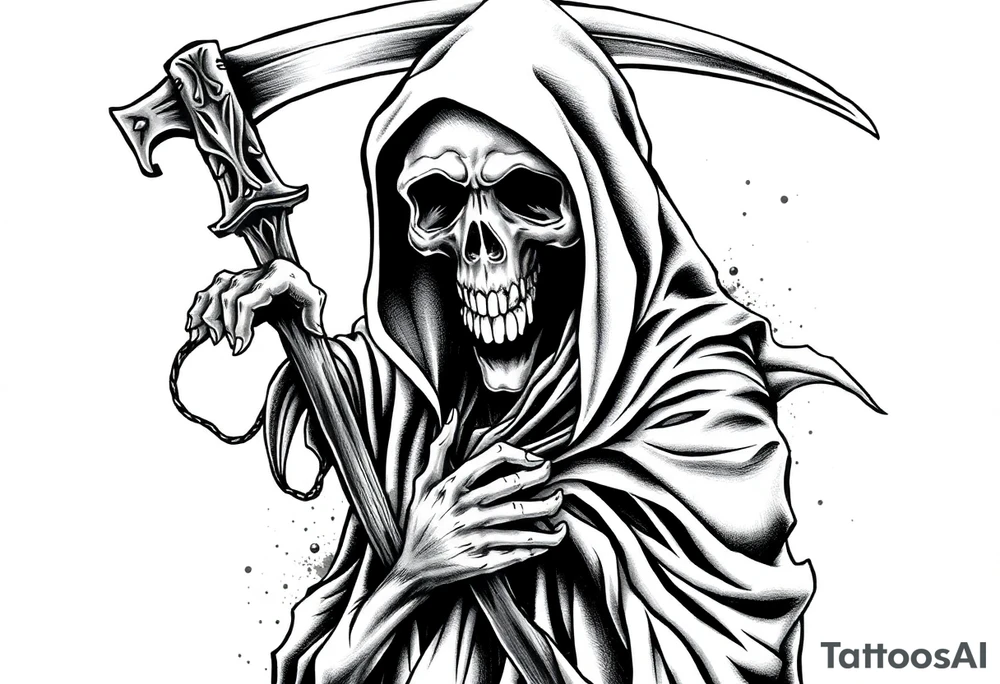 Grim reaper tattoo idea